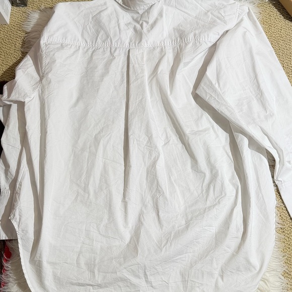 Good American White Button-Up Down Shirt Size 5 Long Sleeves Work Clothes - Picture 8 of 8